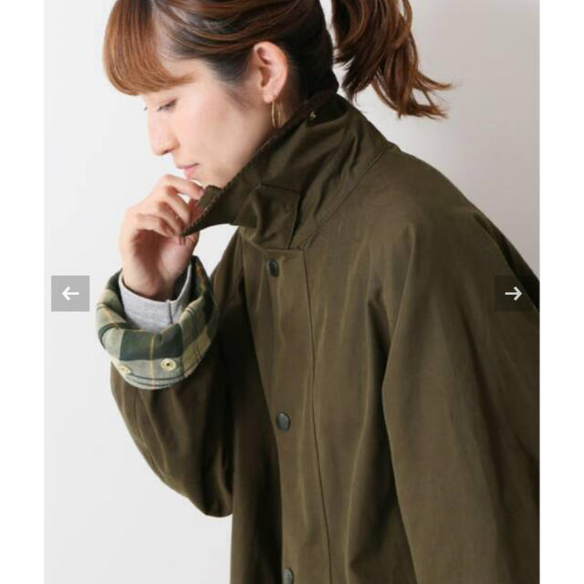 FRAMeWORK(フレームワーク)のBARBOUR別注OVERSIZE HYBRID BEAUFORT  レディースのジャケット/アウター(ミリタリージャケット)の商品写真