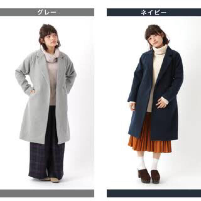 w closet(ダブルクローゼット)のw closet ☆ 新品未使用 ガウン コート グレー レディースのジャケット/アウター(ガウンコート)の商品写真