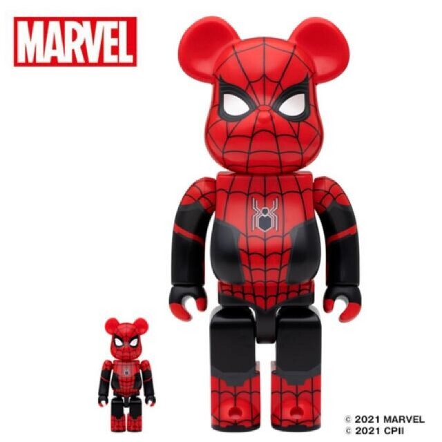 bearbrick SPIDER-MAN upgraded suit 100%