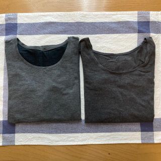 ムジルシリョウヒン(MUJI (無印良品))のUNIQLO 無印　肌着　ヒートテック(アンダーシャツ/防寒インナー)