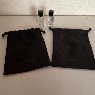 シャネル(CHANEL)のシャネル☆未使用☆巾着2枚☆サンプル2個セット(サンプル/トライアルキット)