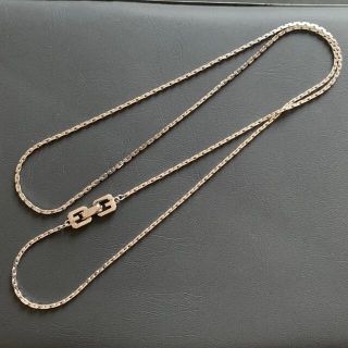 白木/黒塗り GIVENCHY ジバンシイ ヴィンテージロングネックレス