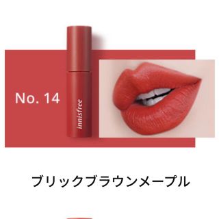 イニスフリー(Innisfree)のイニスフリー ビビッドコイン インクティント 14 (口紅)