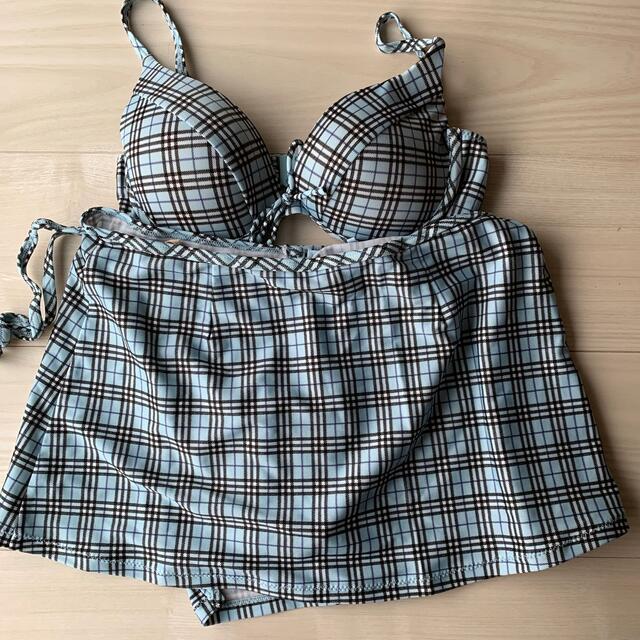 バーバリー ブルーレーベル Burberry 水着 ビキニ M チェック