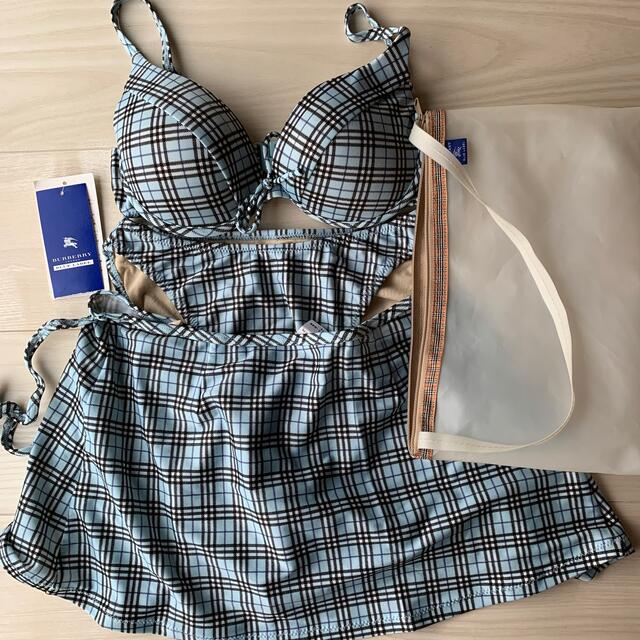 バーバリー ブルーレーベル Burberry 水着 ビキニ M チェック