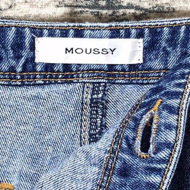 moussy(マウジー)のＭＯＵＳＳＹ★マウジー★フレア超ワイド★Ｗ２６★ウエスト約６３ｃｍ★カットオフ レディースのパンツ(デニム/ジーンズ)の商品写真