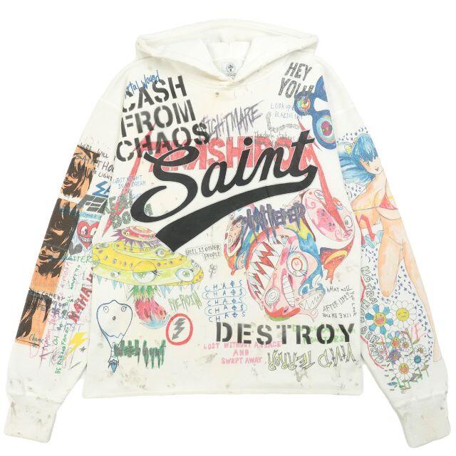 村上隆 × セントマイケル フーディー サイズXL SAINT MICHAEL 最高の