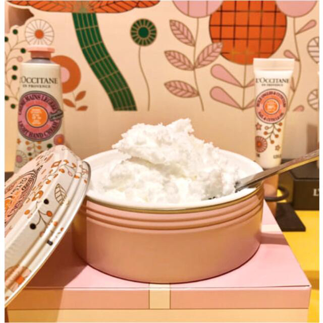 L'OCCITANE(ロクシタン)の新品未開封 ロクシタン フローラルコットン スノーシア ボディクリーム コスメ/美容のボディケア(ボディクリーム)の商品写真