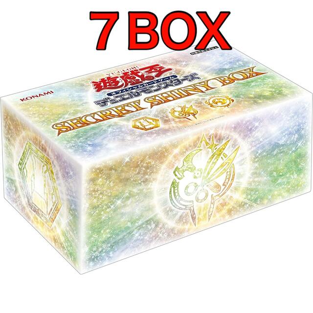 遊戯王(ユウギオウ)の遊戯王シークレットシャイニーボックス SECRET SHINY BOX 7BOX エンタメ/ホビーのトレーディングカード(Box/デッキ/パック)の商品写真