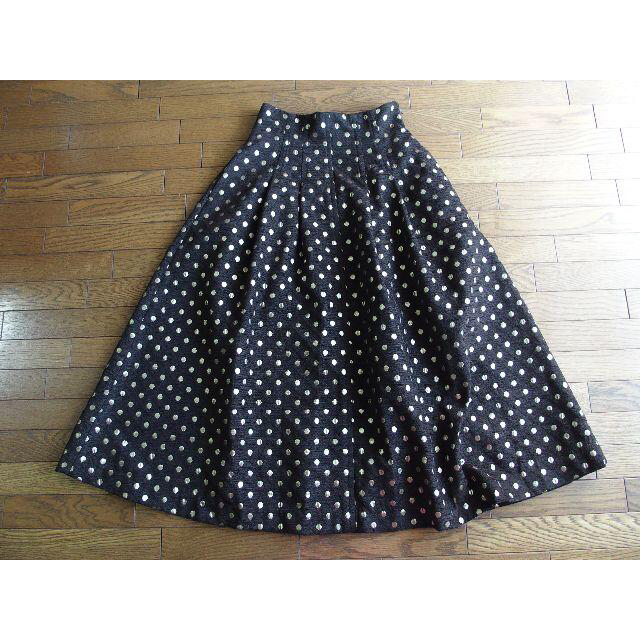 IENA - IENA LA BOUCLE モールドット ジャガードタックスカート IENA - IENA LA BOUCLE モールドット ジャガードタックスカート