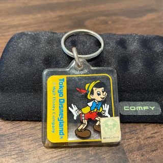 ディズニー(Disney)の東京ディズニーランド　開演年1983年購入　キーホルダー　ピノキオ(キーホルダー)