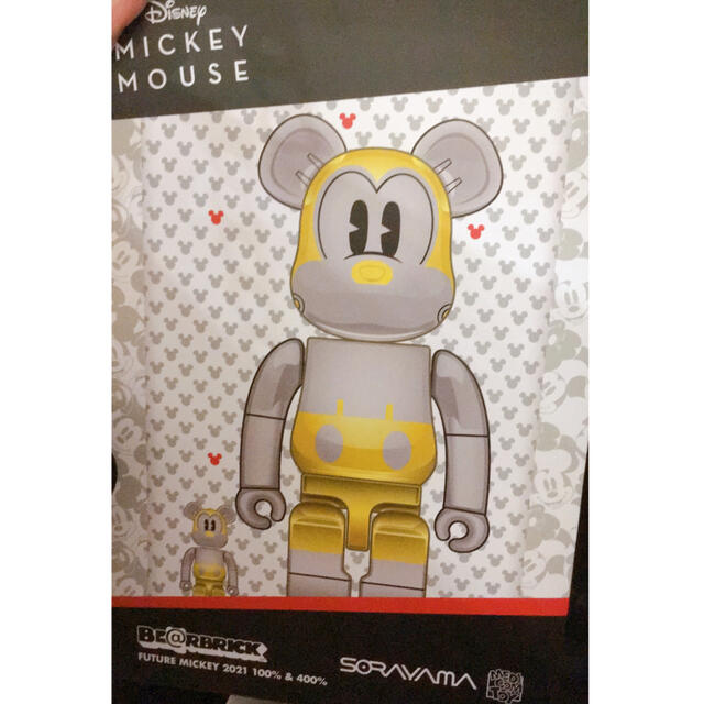 フィギュア新品 送料無料 BE@RBRICK FUTURE MICKEY 空山基