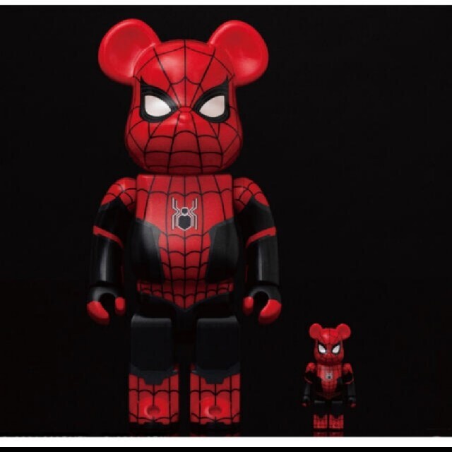 MEDICOM TOY(メディコムトイ)のBE@RBRICK SPIDER-MAN UPGRADED SUIT エンタメ/ホビーのフィギュア(アメコミ)の商品写真