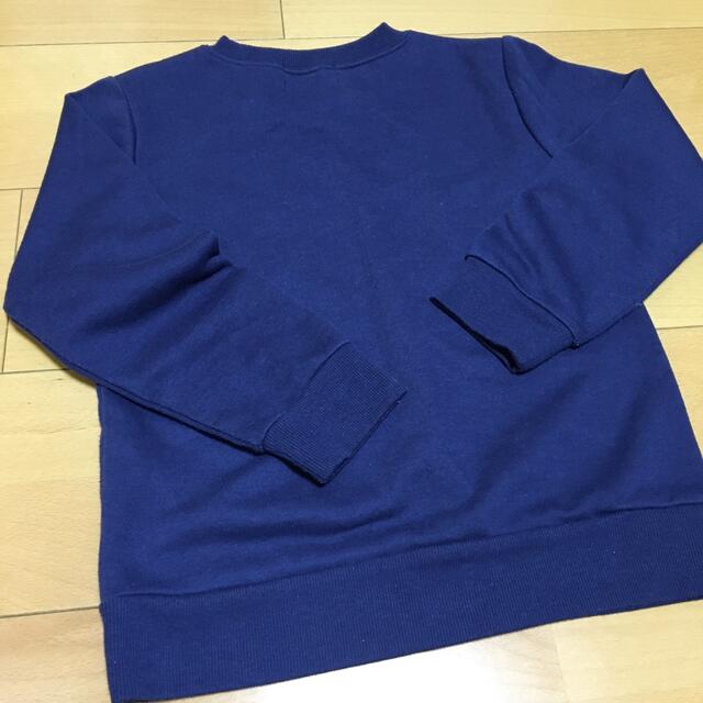 130cm 紺色　トレーナー　でんたま　新幹線 キッズ/ベビー/マタニティのキッズ服男の子用(90cm~)(Tシャツ/カットソー)の商品写真