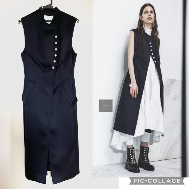 3.1 Phillip Lim(スリーワンフィリップリム)の希少☆美品 3.1 Phillip Lim パールロングジレ size2 レディースのトップス(ベスト/ジレ)の商品写真