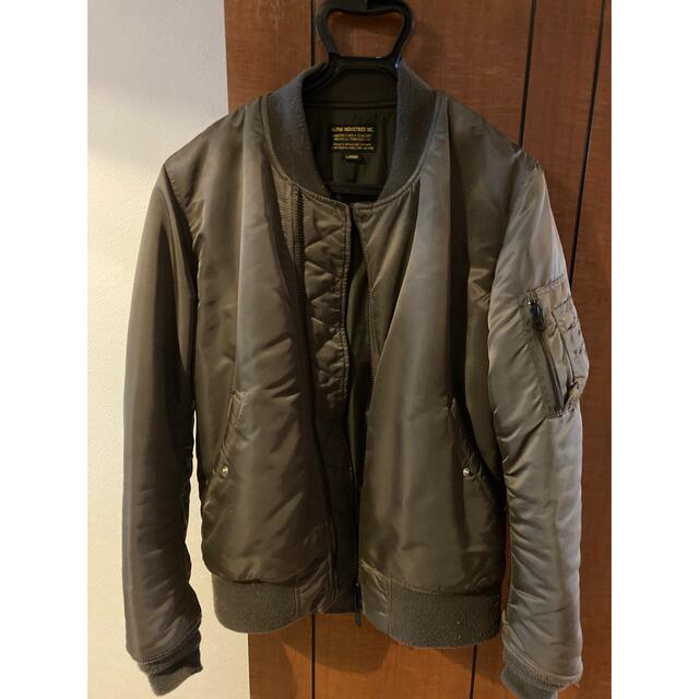 ALPHA INDUSTRIES - Alpha Industries MA-1 カーキ Lサイズ ブルゾンの ...