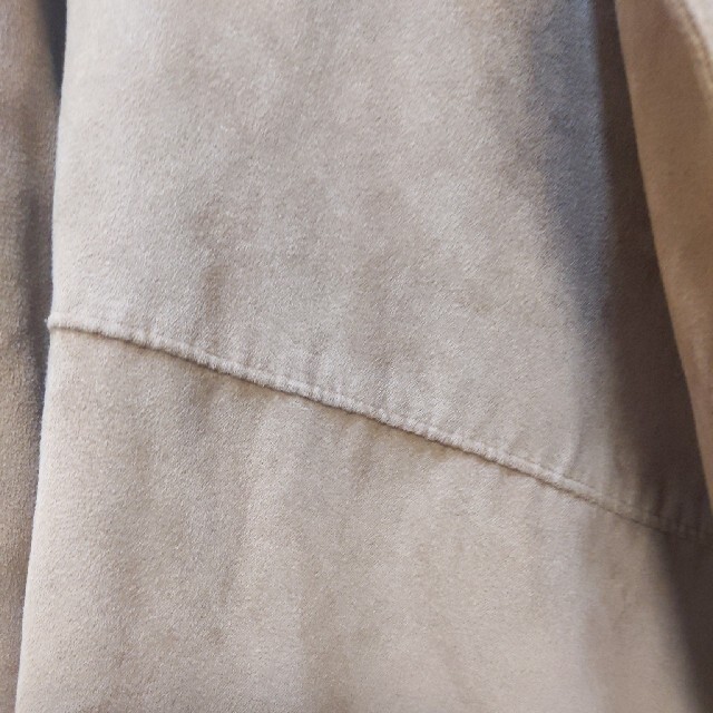 H&M(エイチアンドエム)のスエード調ノーカラーコート レディースのジャケット/アウター(ノーカラージャケット)の商品写真