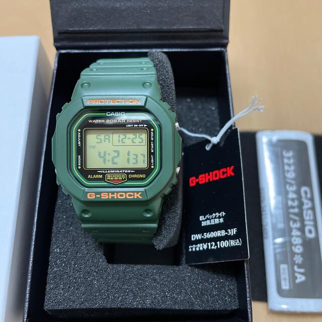 G-SHOCK(ジーショック)の新品未使用 DW-5600RB-3JF グリーンスピード メンズの時計(腕時計(デジタル))の商品写真