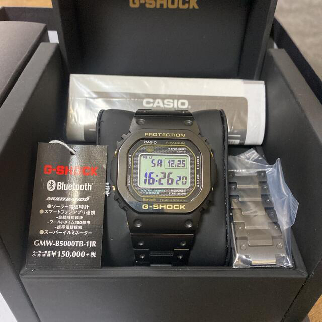 CASIO G-SHOCK GMW-B5000TB 黒チタン