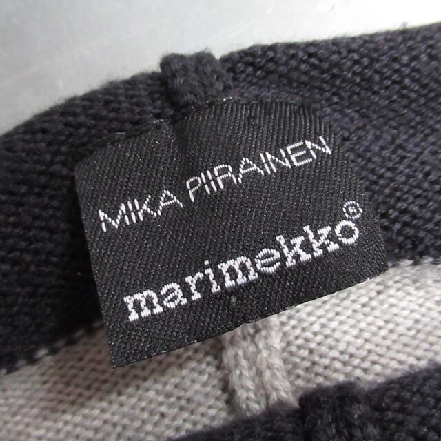 marimekko(マリメッコ)の専用marimekko ボーダー ウール ニット ポンチョ マリメッコ Fサイズ レディースのジャケット/アウター(ポンチョ)の商品写真