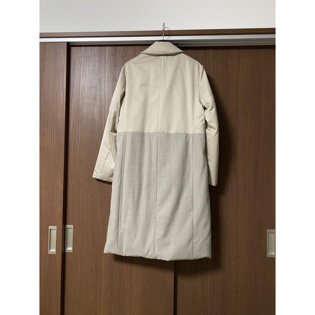 theory(セオリー)のBEIGE  ダウン♡コート　L〜XL サイズ相当 レディースのジャケット/アウター(ダウンコート)の商品写真