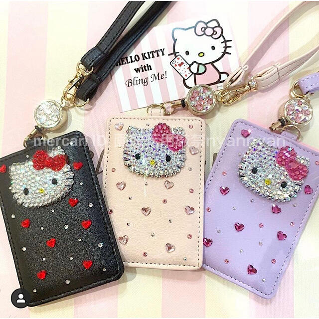 ブリングミー スワロフスキー キティちゃん チャーム キティ デコ
