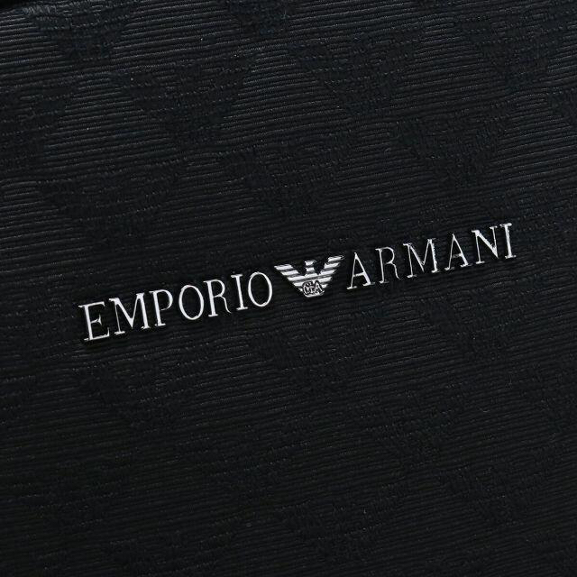 Armani(アルマーニ)の【新品】エンポリオ・アルマーニ リュック ブラック ロゴ メンズのバッグ(バッグパック/リュック)の商品写真