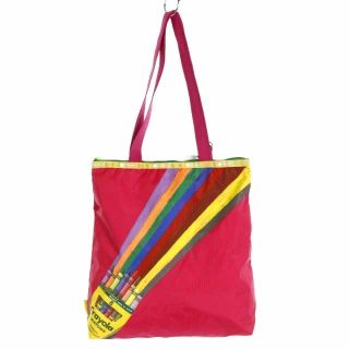 レスポートサック(LeSportsac)のレスポートサック × クレヨラ トートバッグ ナイロン ピンク マルチカラー(トートバッグ)