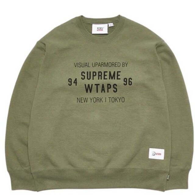 Supreme(シュプリーム)のSupreme / WTAPS Crewneck Light Olive メンズのトップス(スウェット)の商品写真