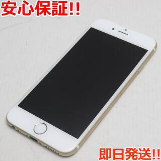 アイフォーン(iPhone)の超美品 SOFTBANK iPhone6 128GB ゴールド (スマートフォン本体)