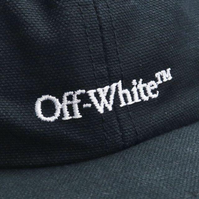 OFF-WHITE(オフホワイト)の【新品】オフホワイト Off-White メンズ キャップ 帽子 黒 ロゴ メンズの帽子(キャップ)の商品写真