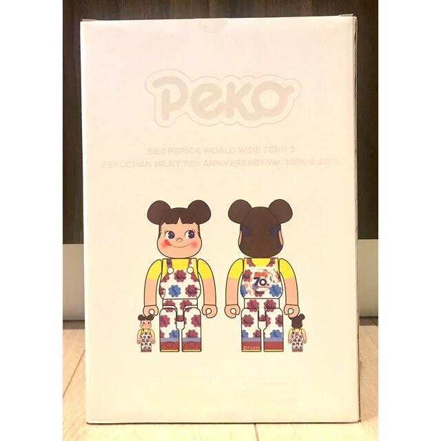 BE＠RBRICK ペコちゃん ミルキー70周年デザイン 100％ u0026 400％-