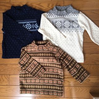 ユニクロ(UNIQLO)の❤️90㎝❤️ユニクロ トップス 3枚セット(ニット)