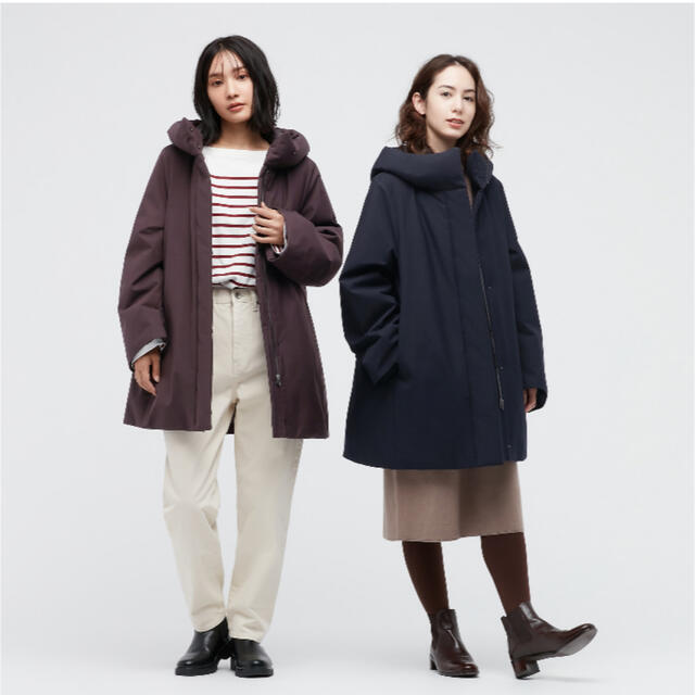 UNIQLO(ユニクロ)のUNIQLO ハイブリッドダウンショートコート レディースのジャケット/アウター(ダウンコート)の商品写真