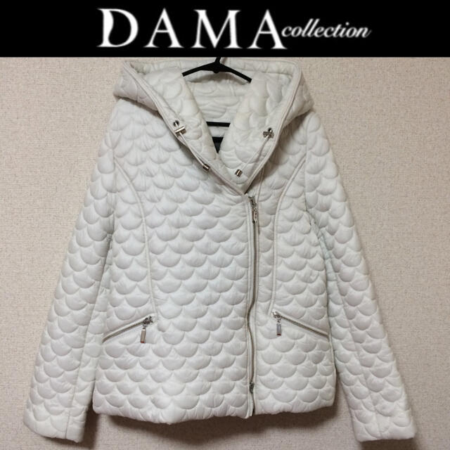 DAMA collection☆キルティングコート白ディノスダーマコレクション