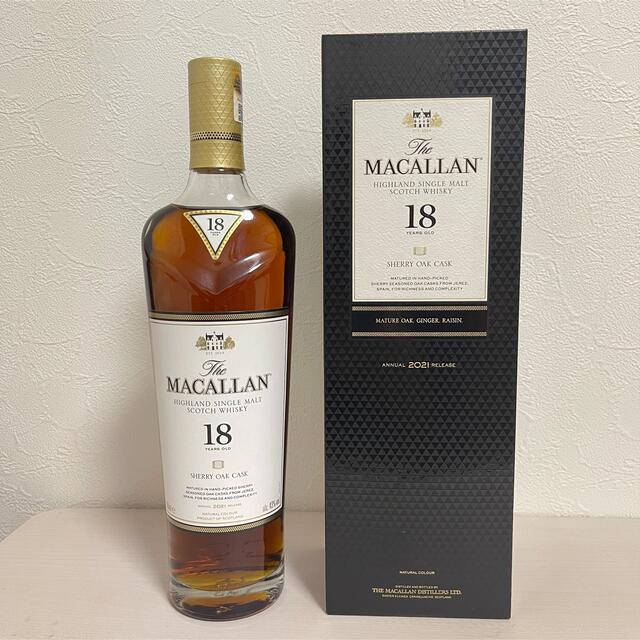 食品/飲料/酒新品未開封 ザ マッカラン18年 シェリーオークカスク MACALLAN