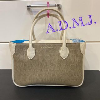 エーディーエムジェイ(A.D.M.J.)の【未使用】A.D.M.J.ミニトートバッグ　バイカラー(トートバッグ)