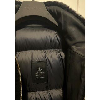 MONCLER モンクレール 20AW ×RICK OWENS Portervolle Down Jacket F209N1D50200 ×リックオウエンス ポーターヴォール ダウンジャケット ブラック