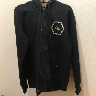 クイックシルバー(QUIKSILVER)のクイックシルバー　Quick silver  パーカー　ブラック　US Ｓサイズ(パーカー)