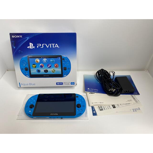 SONY psvita 本体 PCH-2000 ZA23 アクアブルー