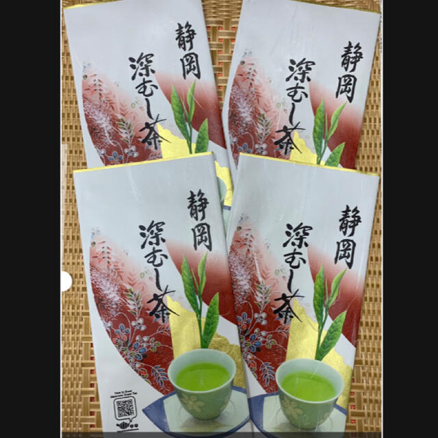 深蒸し茶　静岡茶　100g4本 食品/飲料/酒の飲料(茶)の商品写真