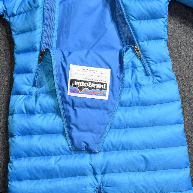 patagonia(パタゴニア)の美品！ベビー80cm パタゴニア ジャンプスーツ ダウン カバーオール つなぎ キッズ/ベビー/マタニティのキッズ服男の子用(90cm~)(ジャケット/上着)の商品写真