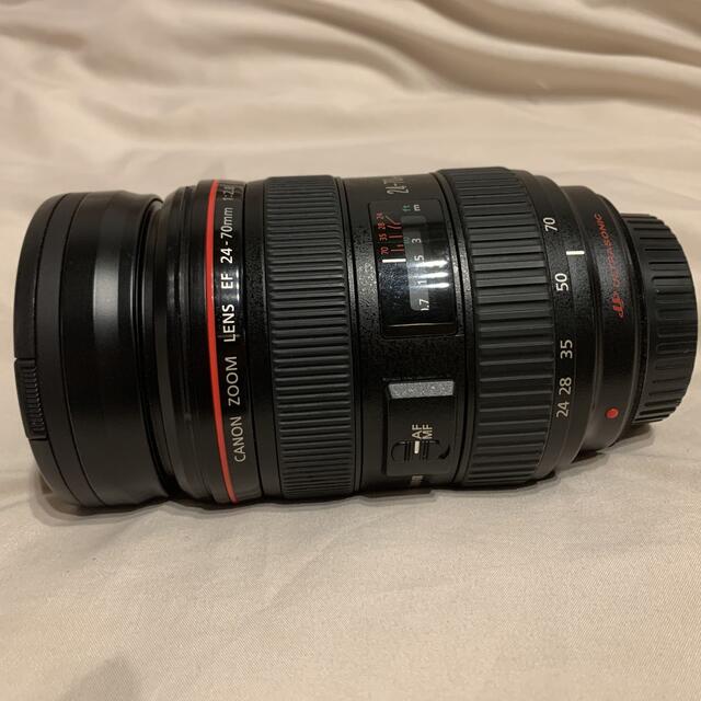 人気商品は 24-70mm EF キヤノン - Canon F2.8 美品 USM L レンズ
