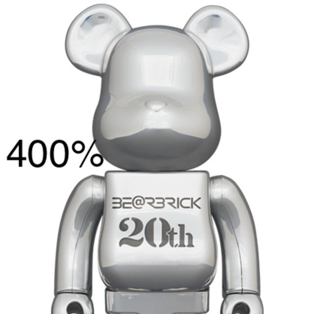 MEDICOM TOY(メディコムトイ)のBE@RBRICK 20th Anniversary DEEP CHROME  ハンドメイドのおもちゃ(フィギュア)の商品写真