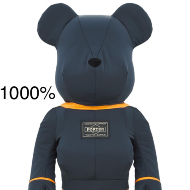 新品 BE@RBRICK PORTER TANKER 1000％ベアブリック