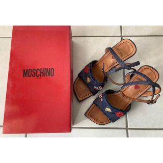 モスキーノ(MOSCHINO)のモスキーノ★デニムサンダル★36（23cm）(サンダル)