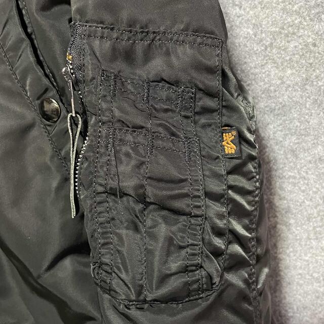 ALPHA INDUSTRIES(アルファインダストリーズ)の★USA製★ アルファインダストリーズ  ブラック　N-3B  メンズのジャケット/アウター(ミリタリージャケット)の商品写真