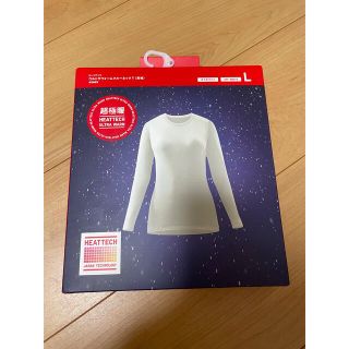 ユニクロ(UNIQLO)のヒートテックウルトラウォームクルーネックＴ　L(アンダーシャツ/防寒インナー)