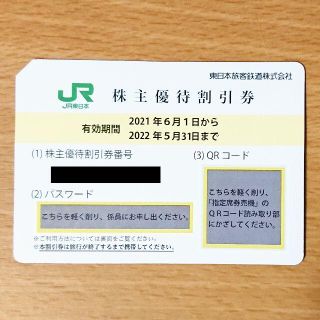 JR東日本 株主優待 1枚 2022.5.31まで(株主サービス券付き)(その他)