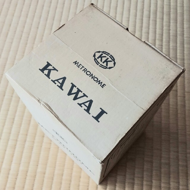 【昭和レトロ】メトロノーム 河合楽器 KAWAI KM-101 白 箱あり 楽器の楽器 その他(その他)の商品写真